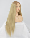 Ombre Blonde Synthetic Lace Front Wig WT152