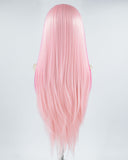 Pink Streaked Synthetic Lace Front Wig WW383