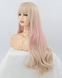 Ombre Pink Synthetic Wig HW102