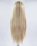 Mixed Blonde Synthetic Lace Front Wig WW386