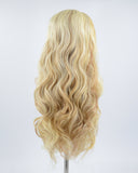 Mixed Blonde Wavy Synthetic Lace Front Wig WW497