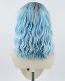 Ombre Blue Synthetic Lace Front Wig WW135