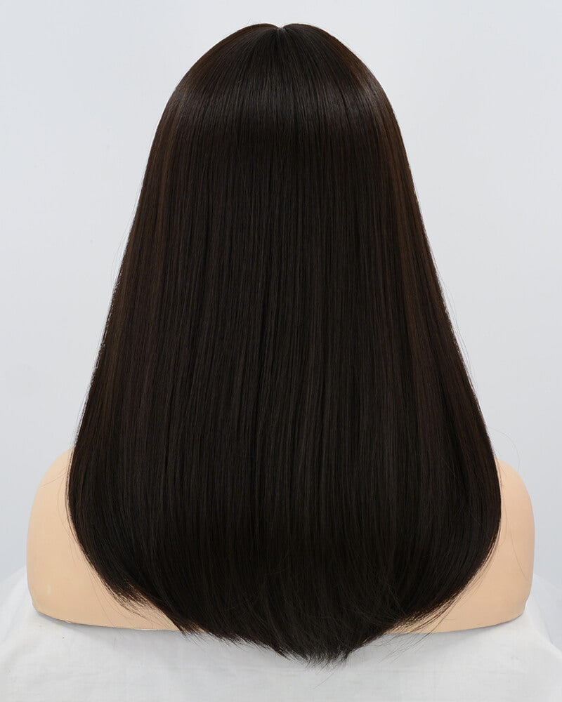 Brown Mixed Blonde Synthetic Wig HW081