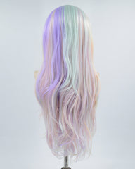 New Mixed Color Synthetic lace Front Wig WT117