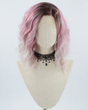 Ombre Pink Synthetic Lace Front Wig WW134