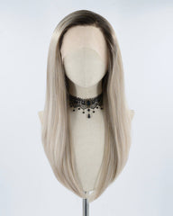 Ash Ombre Blonde Synthetic Lace Front Wig WW339