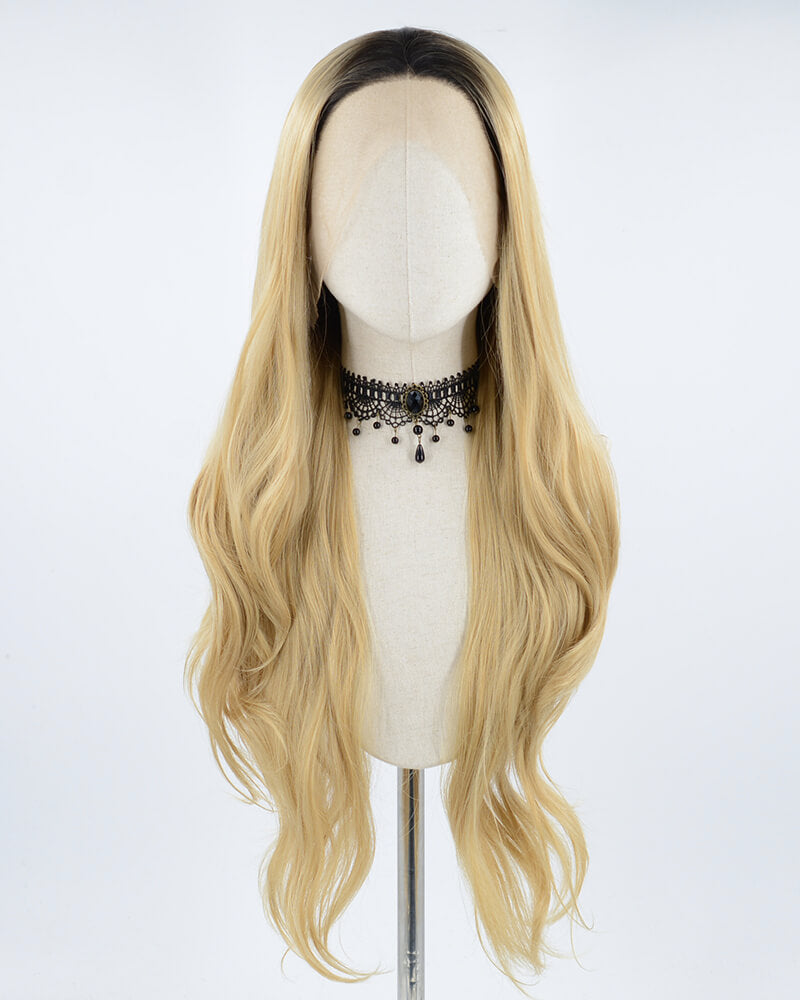 Brown Natural Synthetic Lace Front Wigs WT002