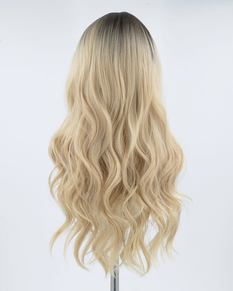 Ombre Blond Hard Front Wig HW065