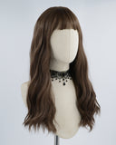 Brown Wavy Hard Front Wig HW063