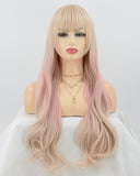 Ombre Pink Synthetic Wig HW102