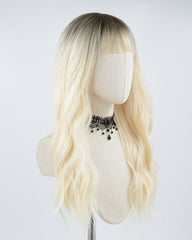 Ombre Blonde Wavy Synthetic Wig HW145
