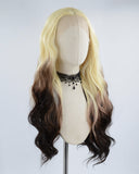 613 Blonde Brown Black Synthetic Lace Front Wig WW426