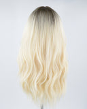 Ombre Blonde Wavy Synthetic Wig HW145