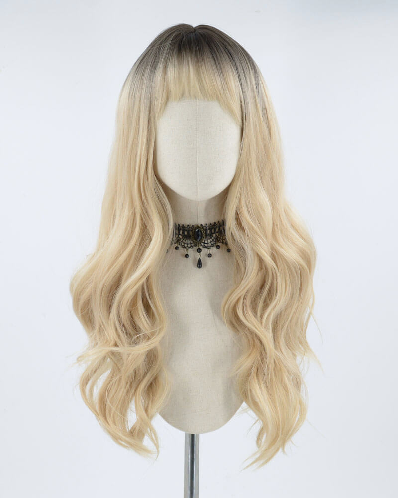 Ombre Blond Hard Front Wig HW065