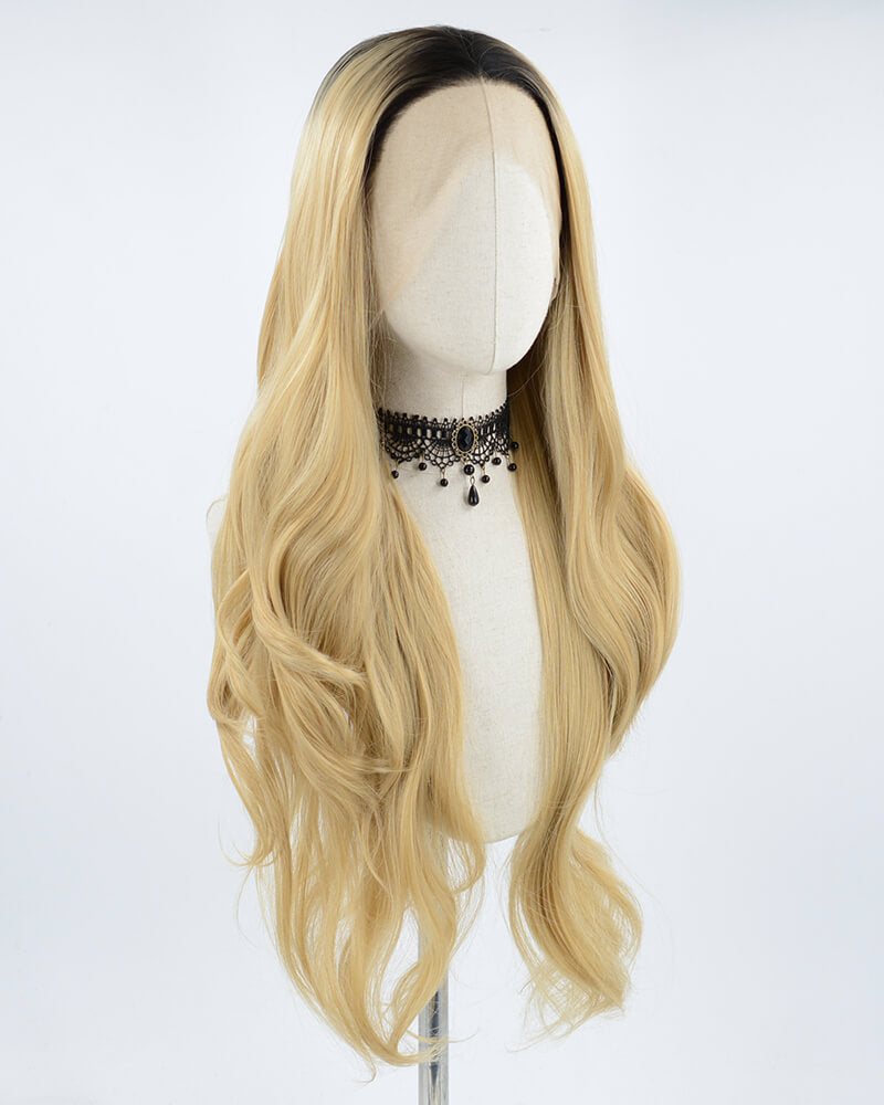 Brown Natural Synthetic Lace Front Wigs WT002