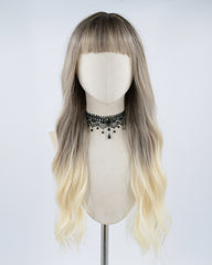 Grey Ombre Blonde Synthetic Wig HW213