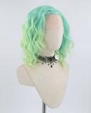 Mint Green Synthetic Lace Front Wig WW022