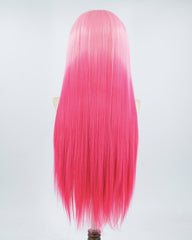 Ombre Pink Long Synthetic Lace Front Wig WW484