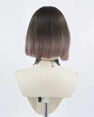 Ombre Pink Short Synthetic Wig HW164