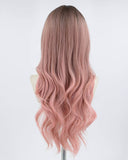 Ombre Rose Pink Synthetic Wig HW148