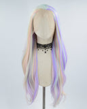 New Mixed Color Synthetic lace Front Wig WT117