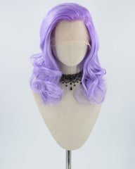 Ombre Light Purple Synthetic Lace Front Wig WW283