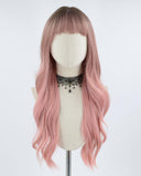 Ombre Rose Pink Synthetic Wig HW148