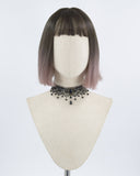 Ombre Pink Short Synthetic Wig HW164