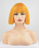 Orange Short Hard Front Wig HW019