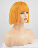 Orange Short Hard Front Wig HW019