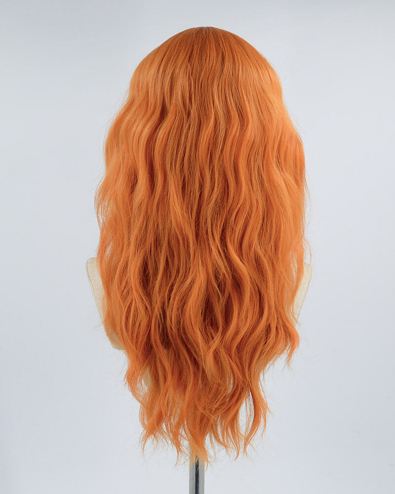 Orange Curly Synthetic Wig HW192