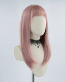 Peach Pink Synthetic Wig HW199