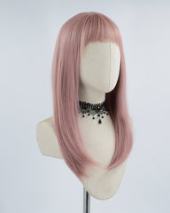 Peach Pink Synthetic Wig HW199