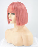 Pink Hard Front Wig HW016