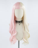 Pink Blonde Synthetic Wig HW152