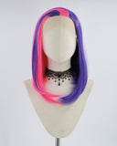 Hot Pink Purple Synthetic Lace Front Wig WW445