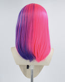 Hot Pink Purple Synthetic Lace Front Wig WW445