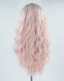 Ombre Pink Synthetic Lace Front Wig WW284