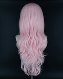 Light Pink Glow in the Dark Synthetic Lace Front Wig WW302