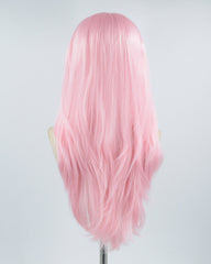Pink Synthetic Lace Front Wig WW454