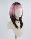 Pink Ombre Brown Synthetic Wig HW209