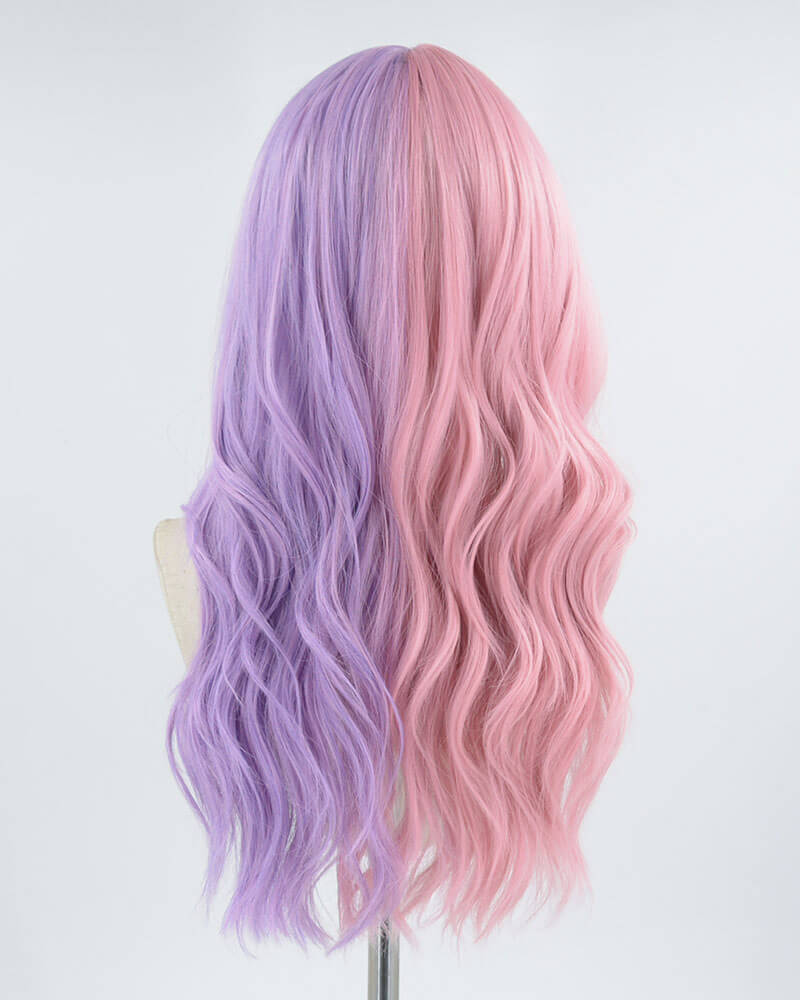 Purple Pink Synthetic Wig HW173