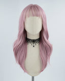Pink Wavy Synthetic Wig HW184