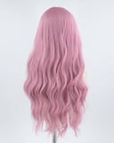 Pink Wavy Synthetic Wig HW157