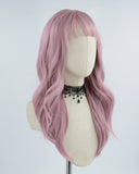 Pink Wavy Synthetic Wig HW184