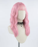 Pink Wavy Synthetic Wig HW139