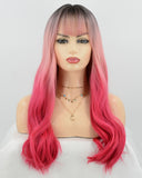 Ombre Pink Synthetic Wig HW098