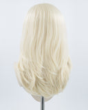 Black Streaked Platinum Blonde Synthetic Lace Front Wig WW286