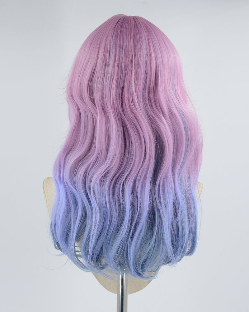 Purple Ombre Blue Synthetic Wig HW203