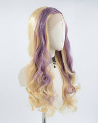 Purple Blonde Synthetic Lace Front Wig WW488